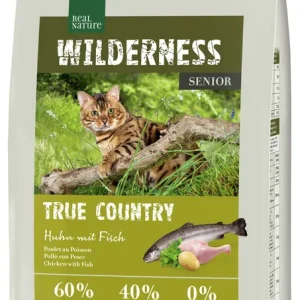 Super-Preis REAL NATURE WILDERNESS True Country Senior Huhn und Fisch 2,5 kg